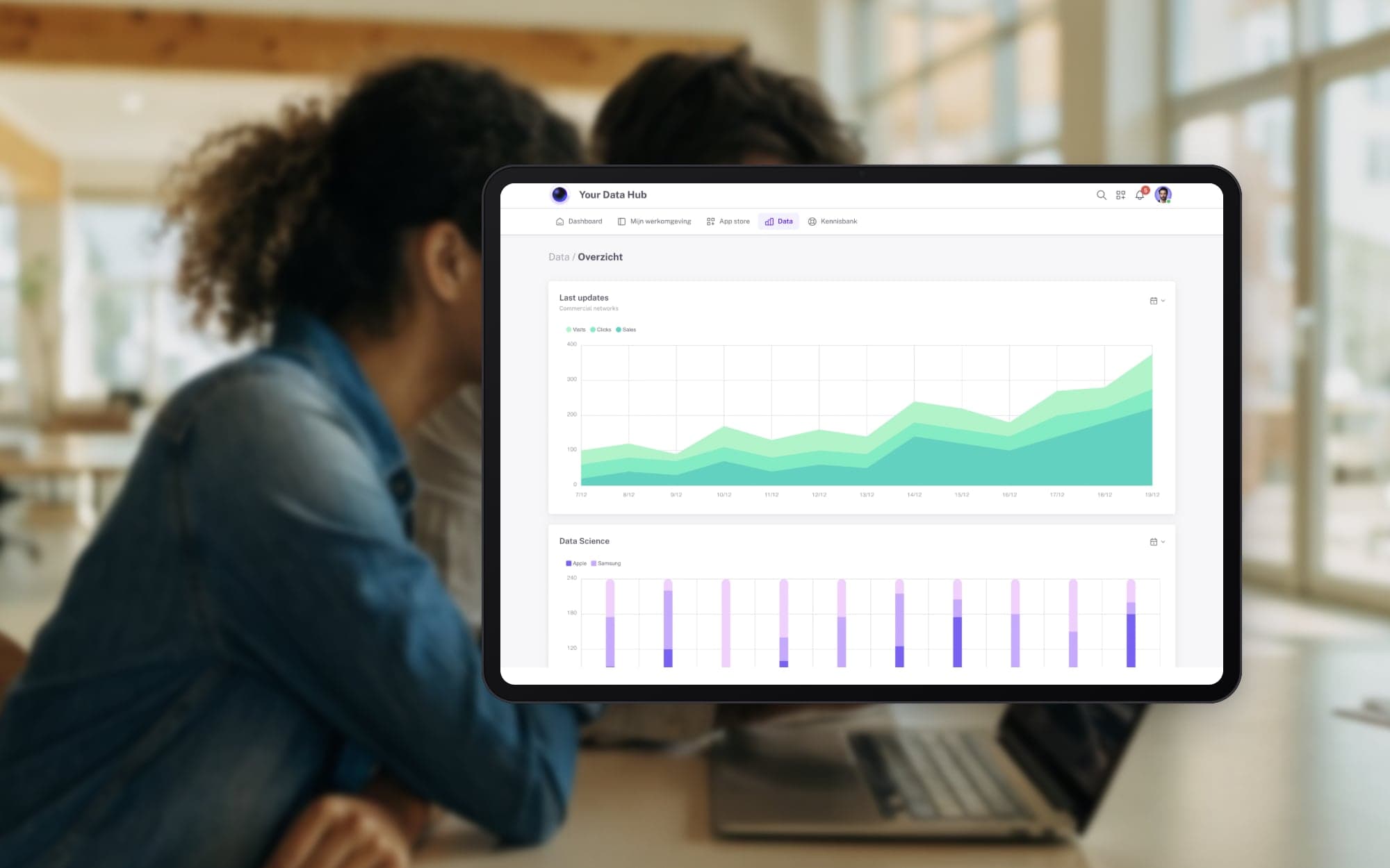 Data marketplace for corporate organisations