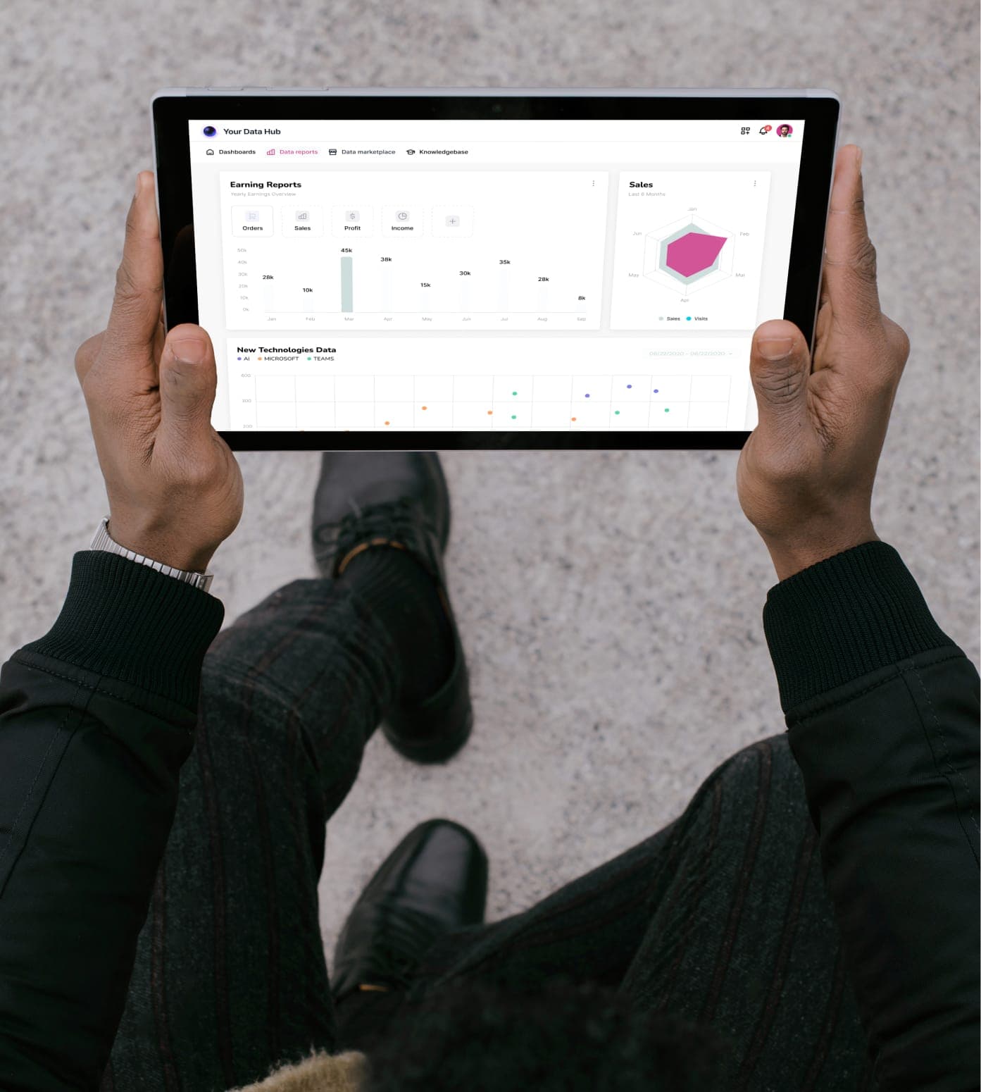 Data marketplace for corporate organisations