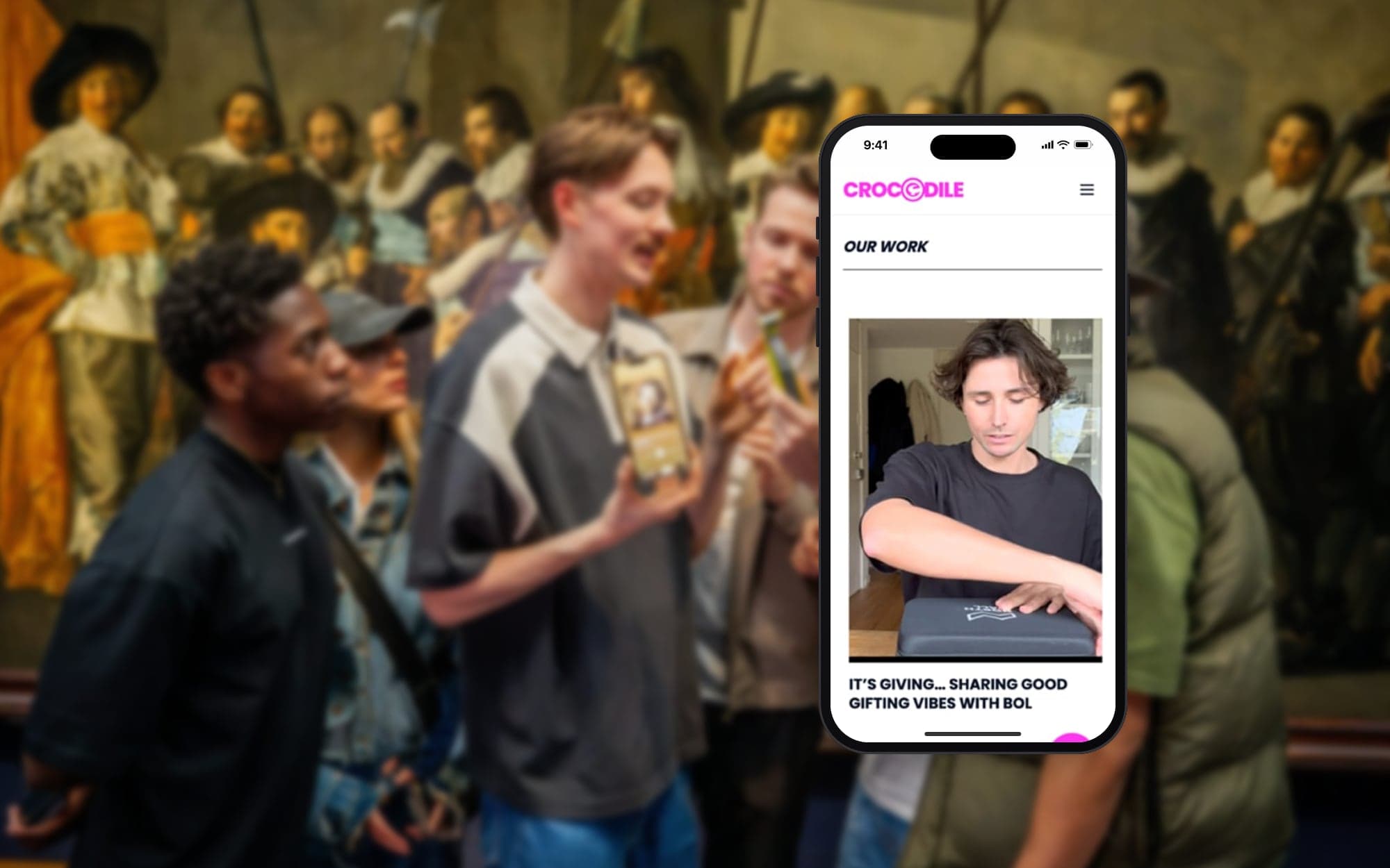Interactive brand website for Crocodile Agency