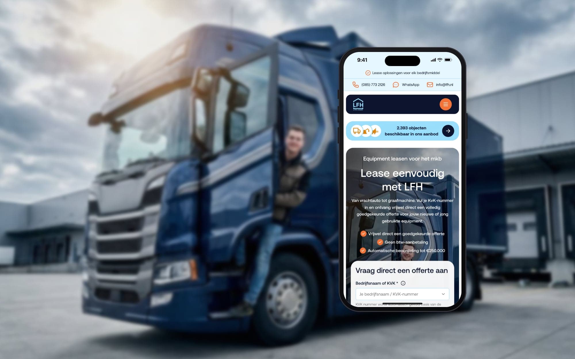 LFH Lease: equipment leasing with just a KvK number