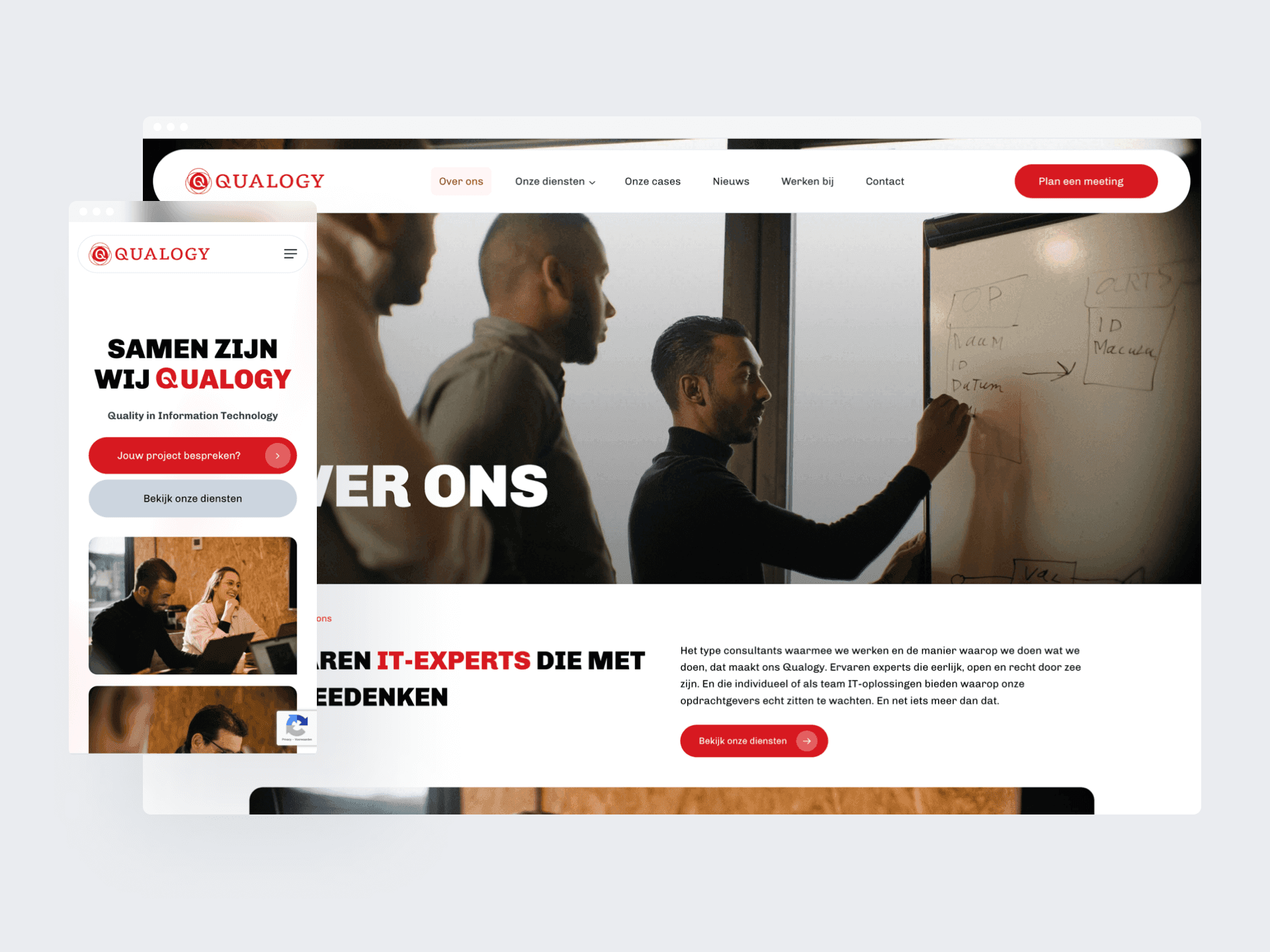Qualogy website development
