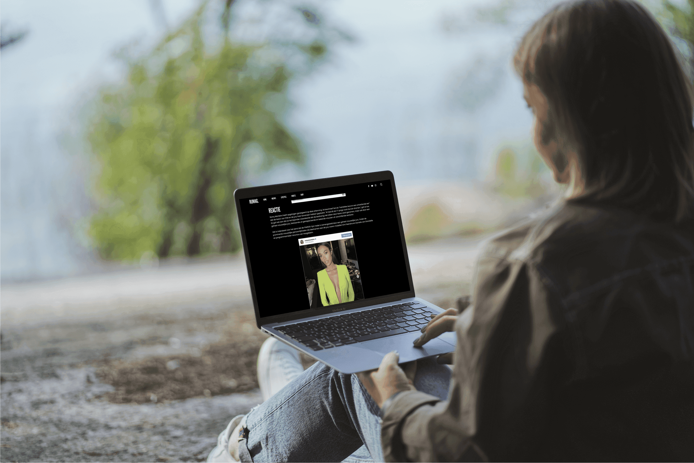 RUMAG blog website development