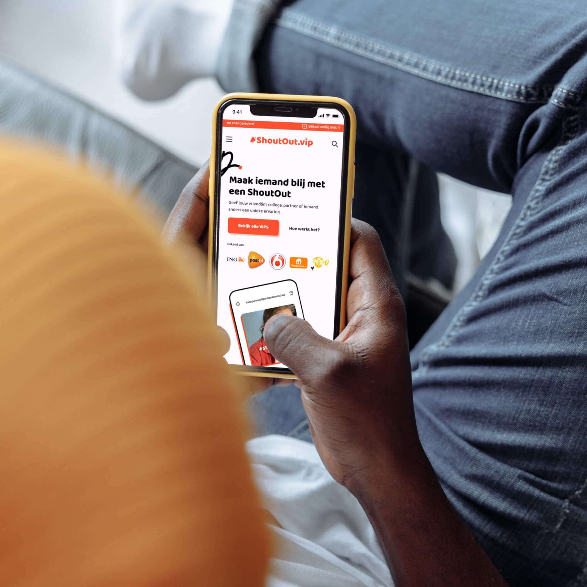 UX and UI design for ShoutOut VIP