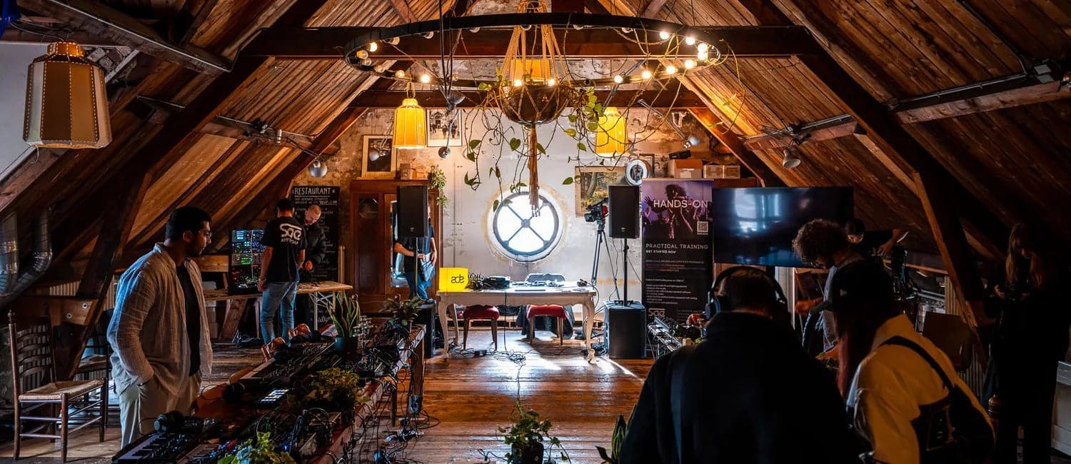 A studio during ADE 2025