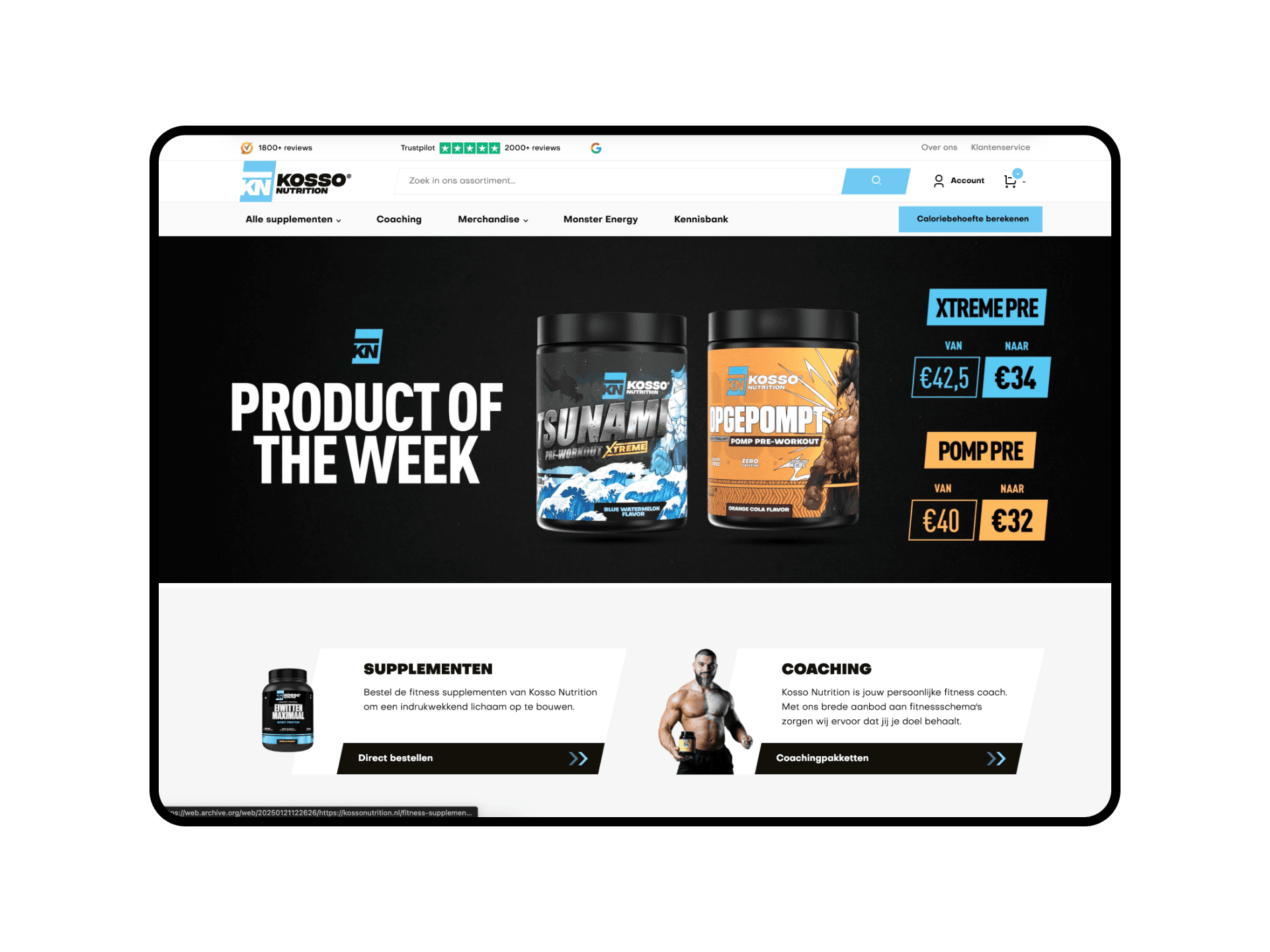 Kosso Nutrition website