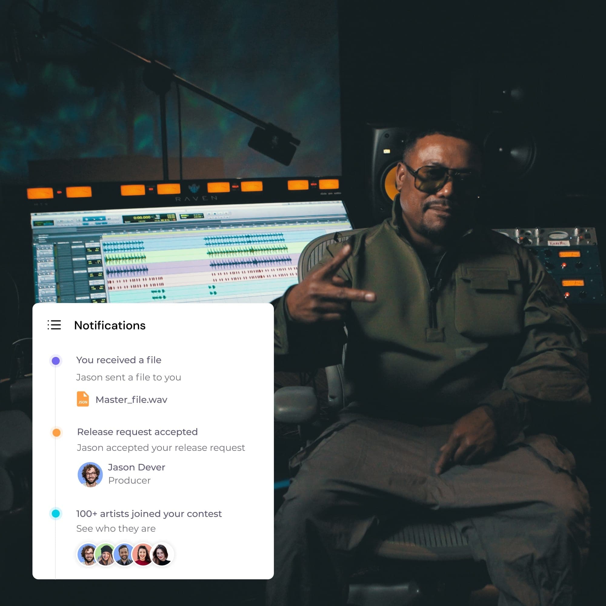 Music discovery label dashboard for VIRPP
