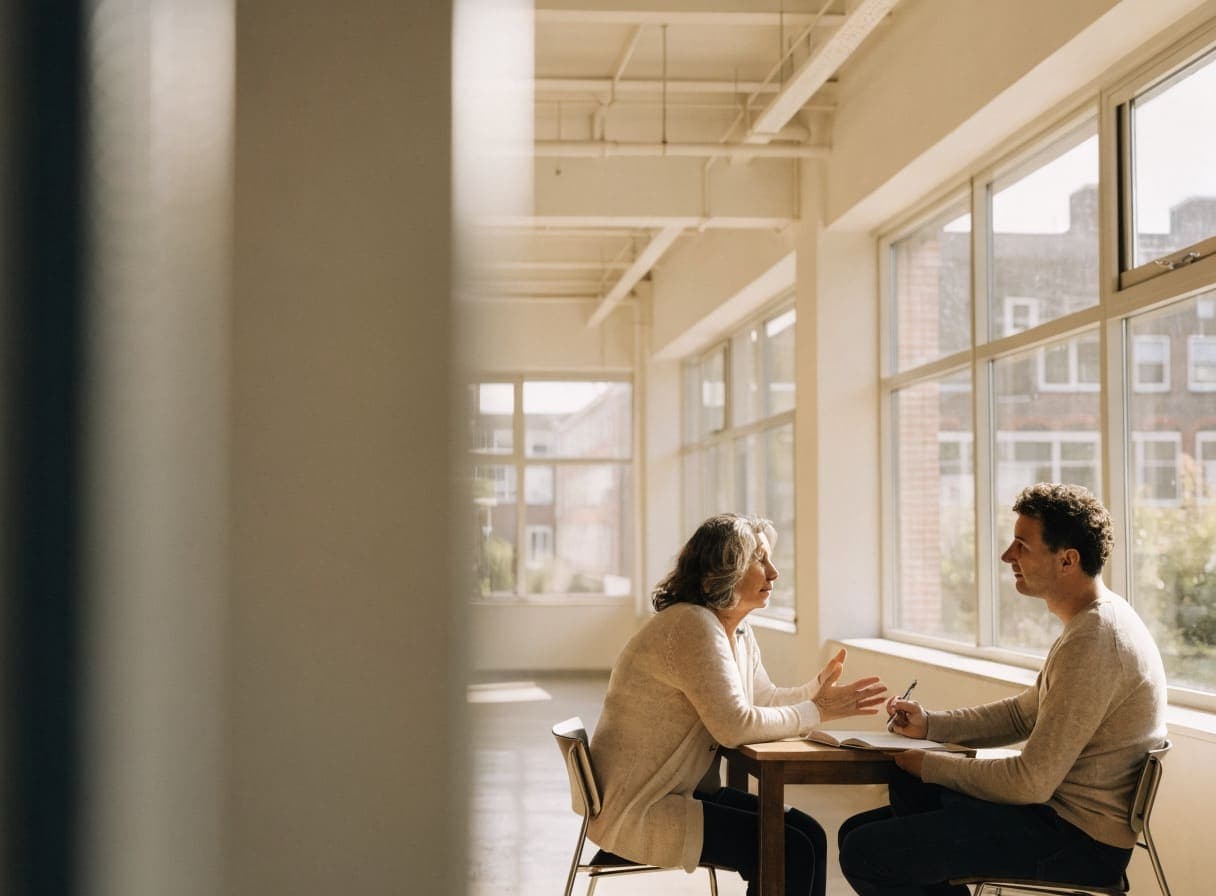 A conversation walking through the steps between sales and the accounts team