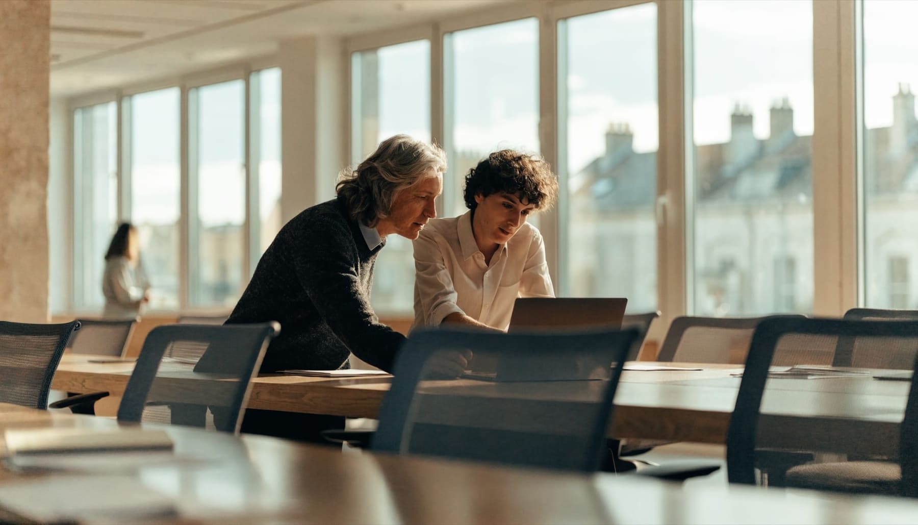 The Your Tech Club team at work in the office