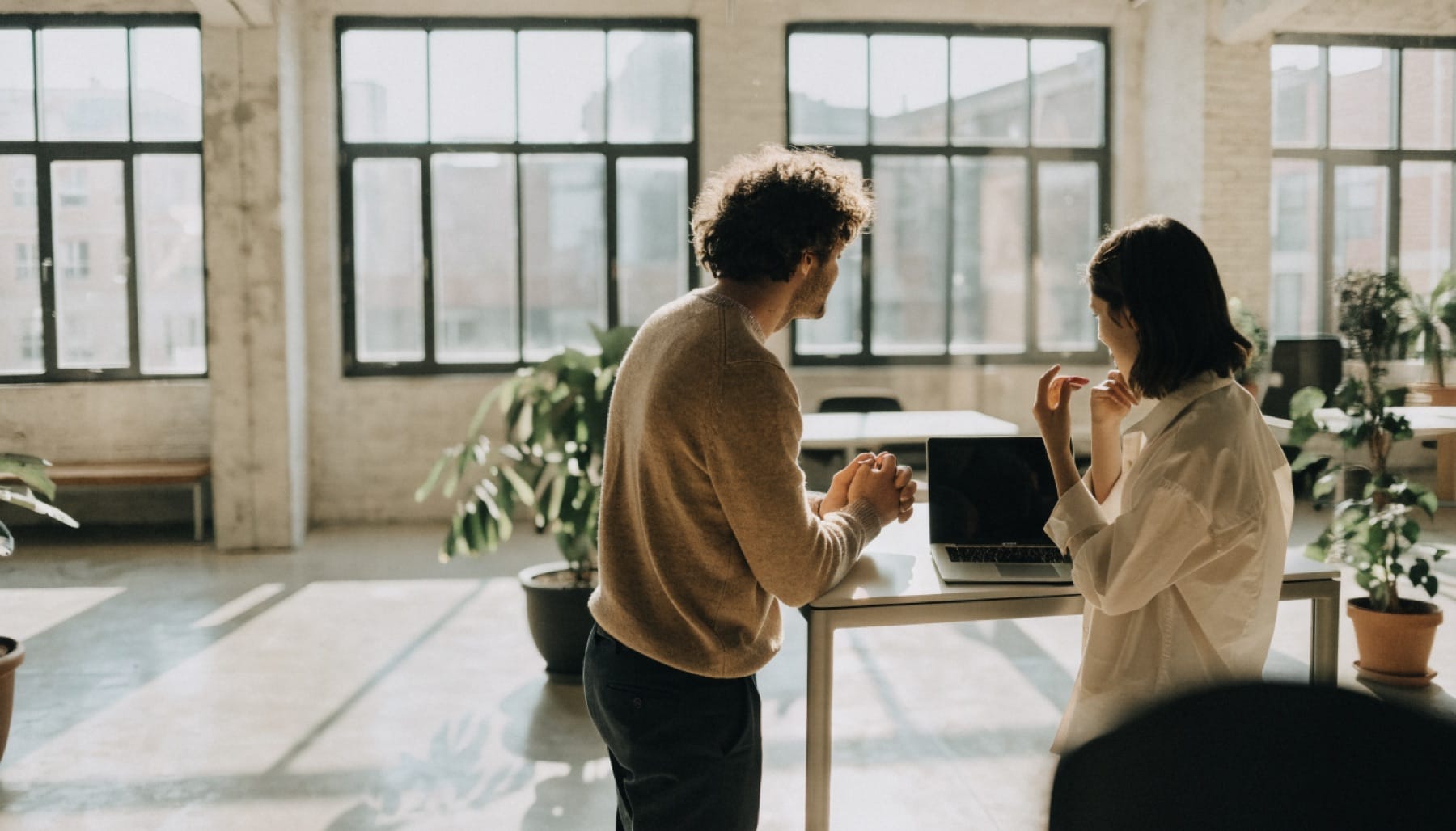 A founder and a product designer discuss the roadmap for their software product