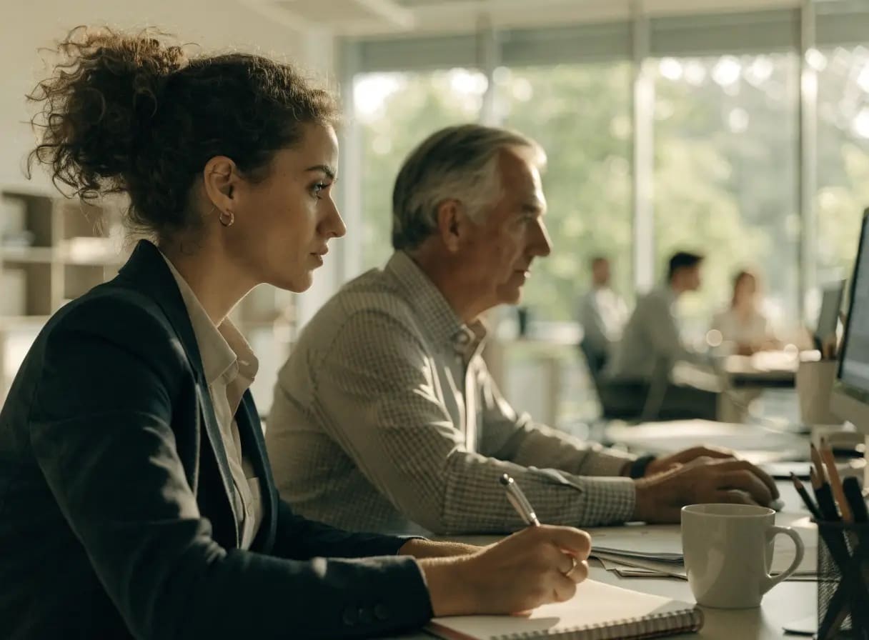 Analyst watches an employee process an order and takes notes
