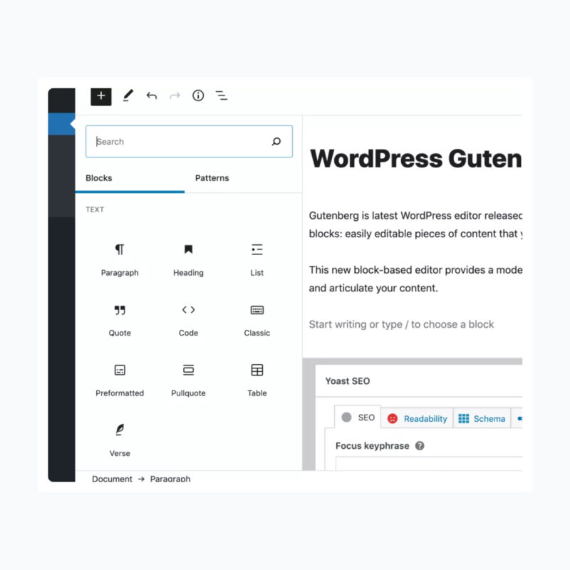 Website development - management