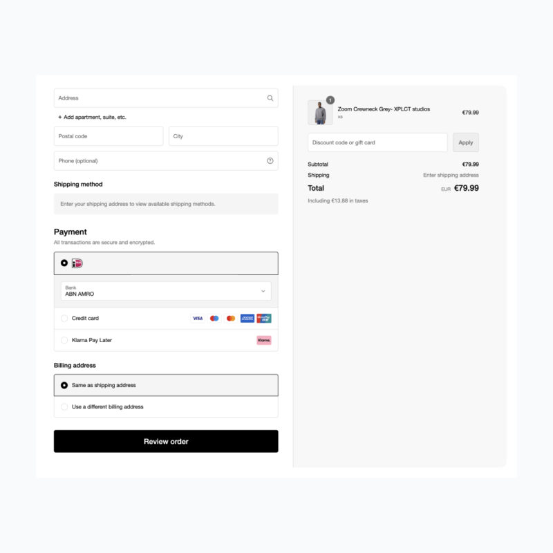 Have professional webshop made - Payment systems