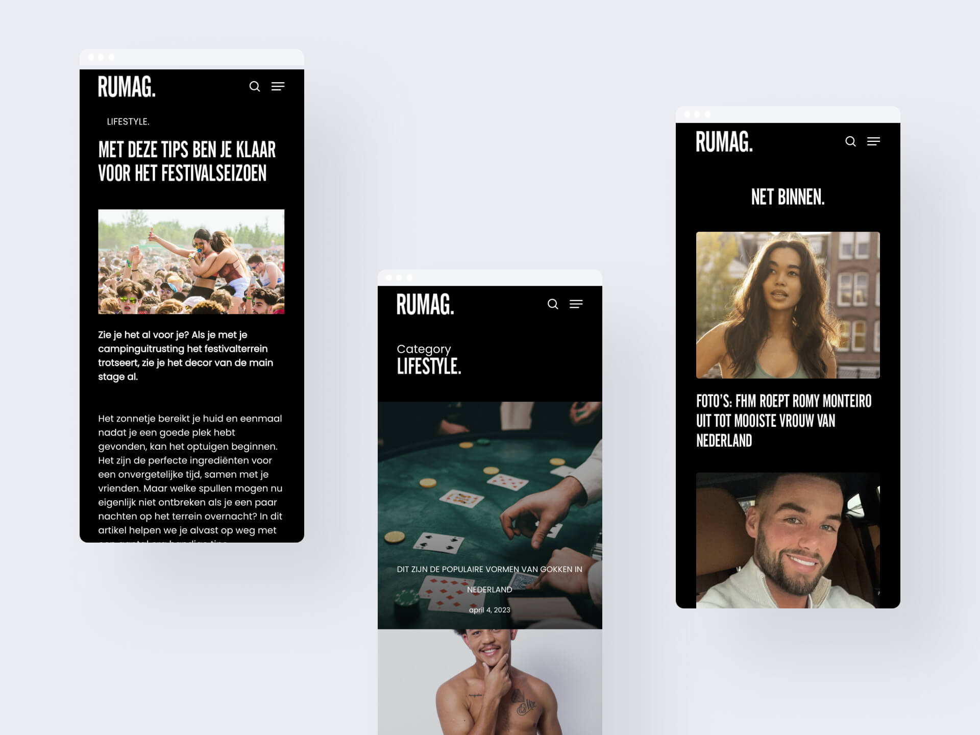 RUMAG blog website ontwikkeling