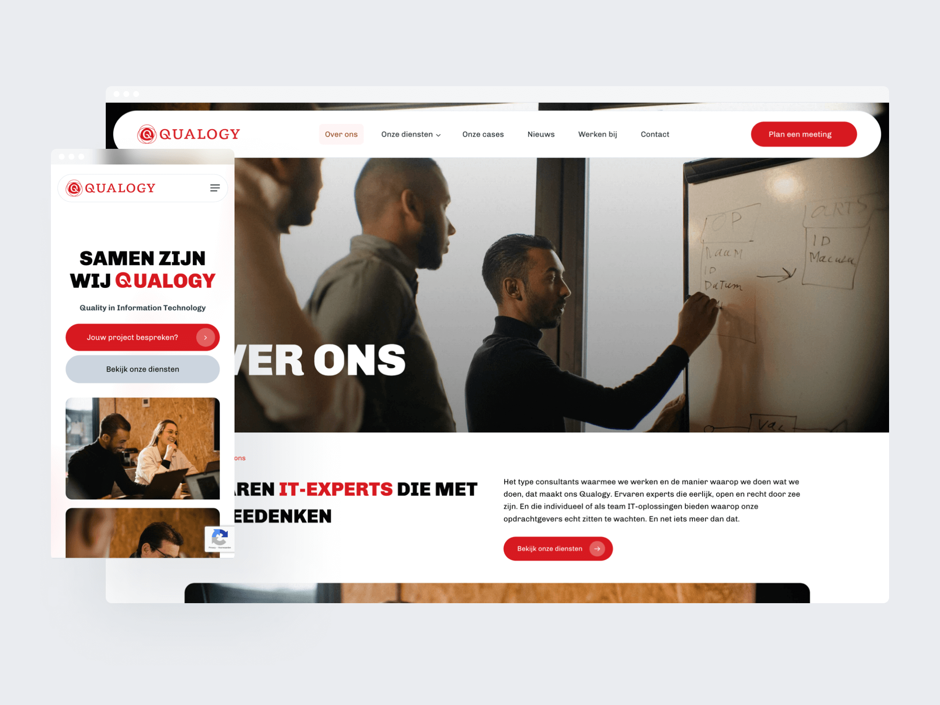 Qualogy website development